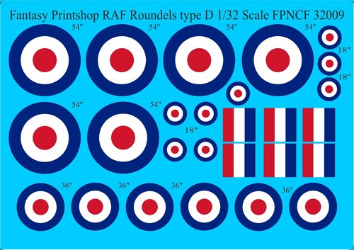 Raf roundels type fin - d,