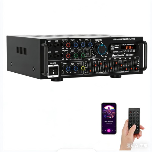 Stereo power amplifier - power,