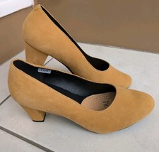 Hotter Joanna Suede Court Shoes Mustard UK 5 EUR 38 New ~ RRP £69