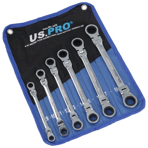 Metric double flexi ratchet