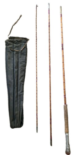 Bamboo fishing rod - bamboo,