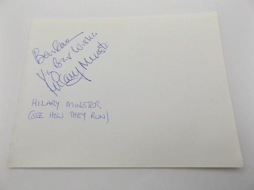 Autograph book page - x,