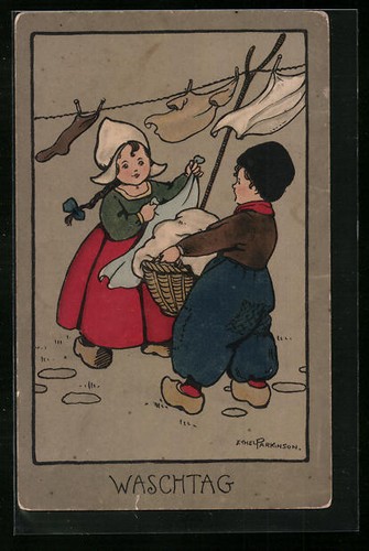Artist postcard ethel - artist,