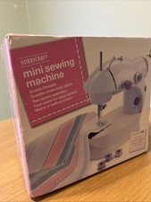 Hobbycraft Mini Electric Sewing Machine & Operating Manual In Box Working