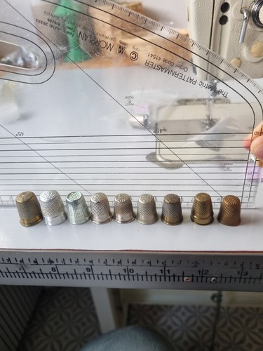 Vintage thimble collection x10 - thimble,