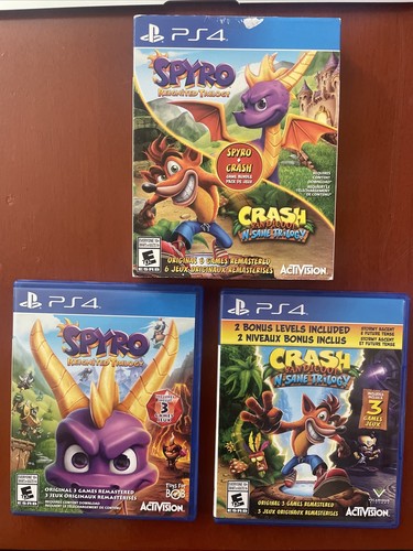 Spyro crash game bundle - crash,