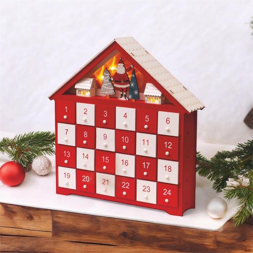 Christmas wooden advent - christmas,