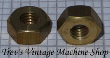 2BA full hex nuts - brass - Qty 4-20 - free UK post