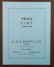 1964 G. W. S. Burdett & Co