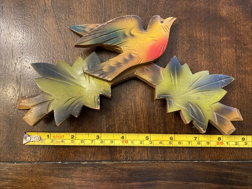 Vintage bird cuckoo clock - vintage,