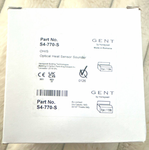 Gent honeywell 770 - by, s4-770-s