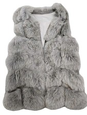Real Vulpes Fox Fur Coat
