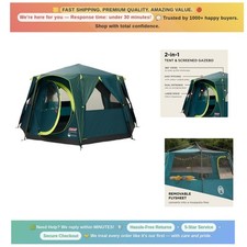 6-Person Family Tent: 360° Views, Waterproof Protection & Ventilation