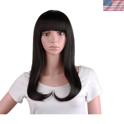 Inch chic black wig - wig, with