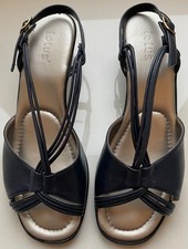 Vintage Lotus leather navy