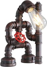 Steampunk Robot Table Lamp