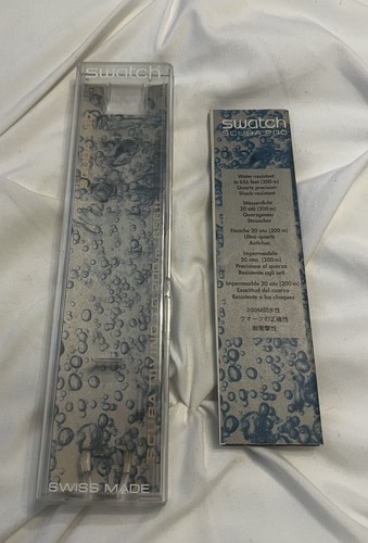 Vintage swatch scuba 200 box - swatch,