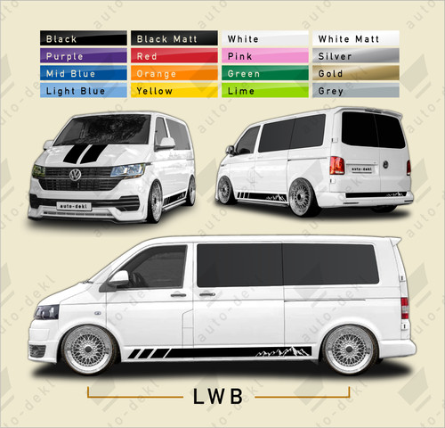 Fits transporter lwb - vw, t6