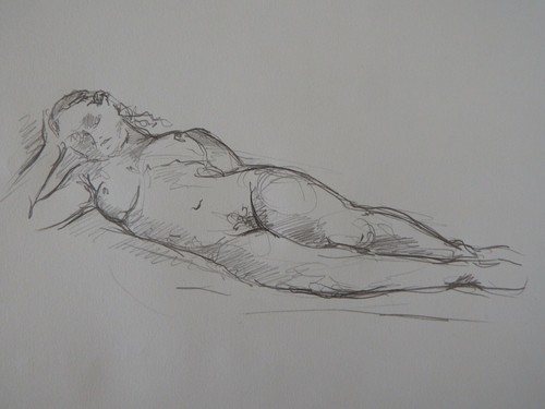 Pencil drawing study - , after