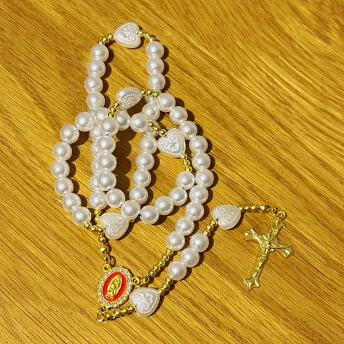 Pearl rosary beads - pearl,