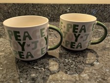 John Lewis Christmas Joy Tea/Coffee Mugs Set 2-Pack, 9.5x13cm