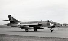 35MM ORIG AIRCRAFT NEG XF503? HAWKER HUNTER ALCONBURY 1970 #8867