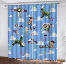 Kids Room Curtains Drapes 3D