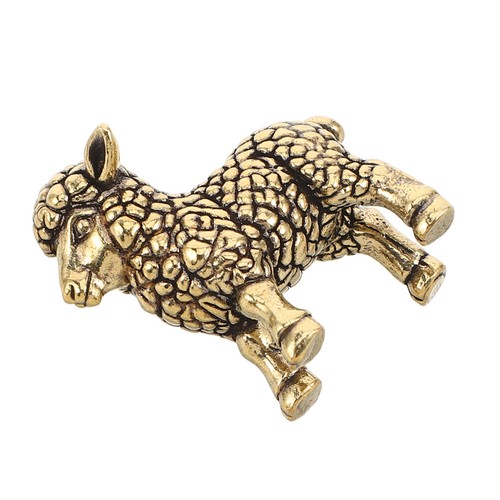 Vintage brass sheep - vintage, sculpture