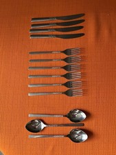 Viners Vintage Selection Of Cutlery Love Story 6 Forks 4 Knives 3 Desert Spoons