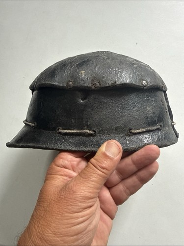 Vintage coal miners helmet - coal,