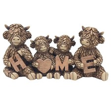 Hughie highland cows family - cows,