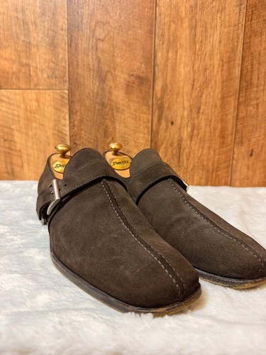 Prada brown suede monk - prada,