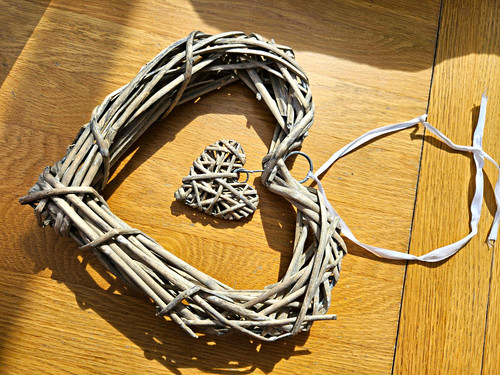 Shabby chic grey - shabby, wicker