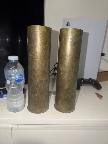 Pair wwi verdun trench - of, art