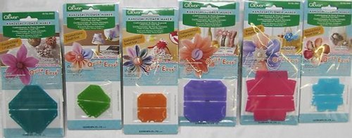 Clover kanzashi flower - flower, maker