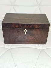 Antique Mahogany Tea Caddy