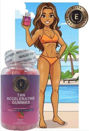 Tanning gummies sun - tanning, bed
