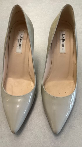 Bennett floret grey patent - grey,