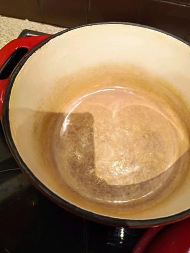 Denby cast iron enamel - iron, red