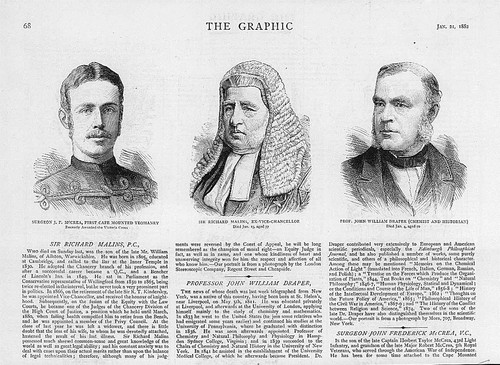 1882 antique print portraits - 1882,
