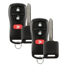 2set Replacement Key Fob Car Remote with Uncut Transponder Key for 6356