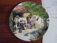 Royal Doulton Collectors Plate The Blacksmith With Certificate