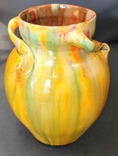 Vintage orange and green