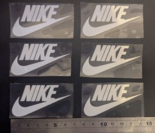 6 x Iron On White Vinyl