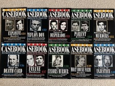 *Volume 131-140* Murder Casebook Magazines - Vintage Weekly Crime Collection x10