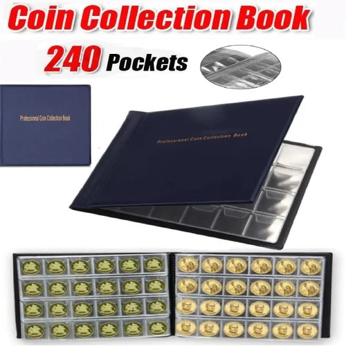 240 album coin book - album, coins