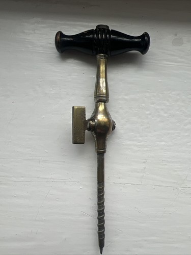 Antique corkscrew champange - corkscrew,