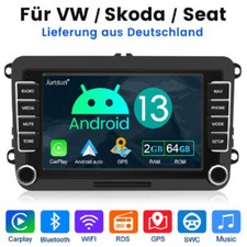 2+64GB Android 13 CarPlay Car Stereo GPS Radio For VW Golf MK5 6 Jetta Passat