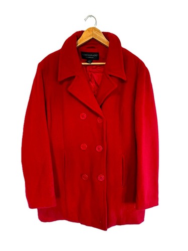 Red vintage wool retro - red, elegant