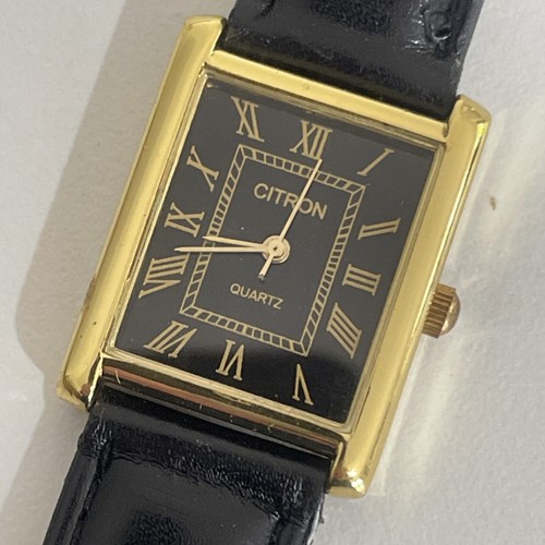 Citron quartz watch - citron, watch-